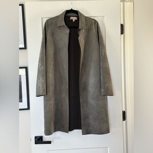Philosophy Faux Leather Green Coat